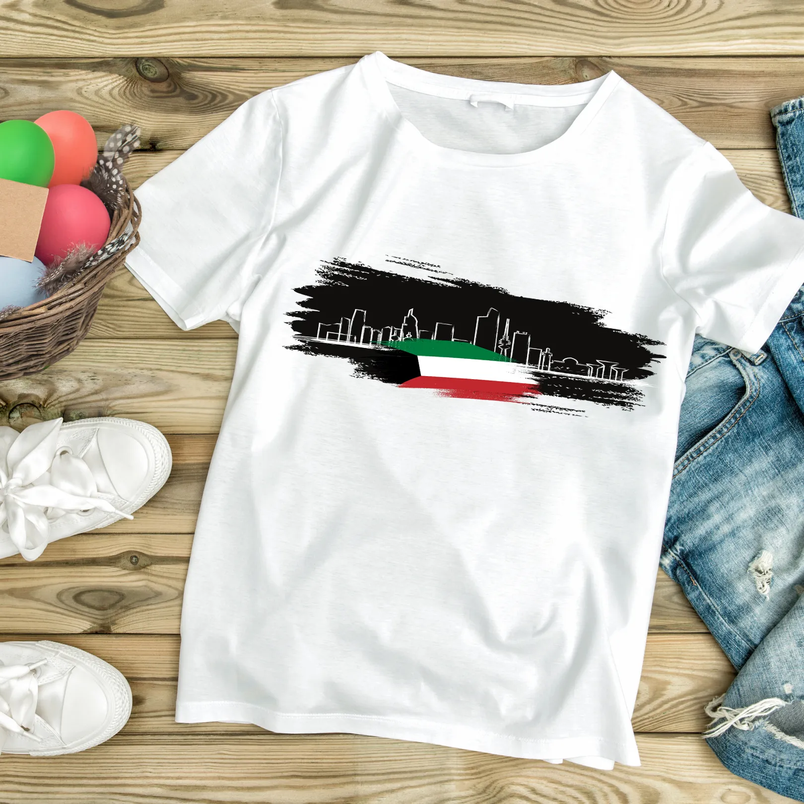 تي شيرت علم الكويت